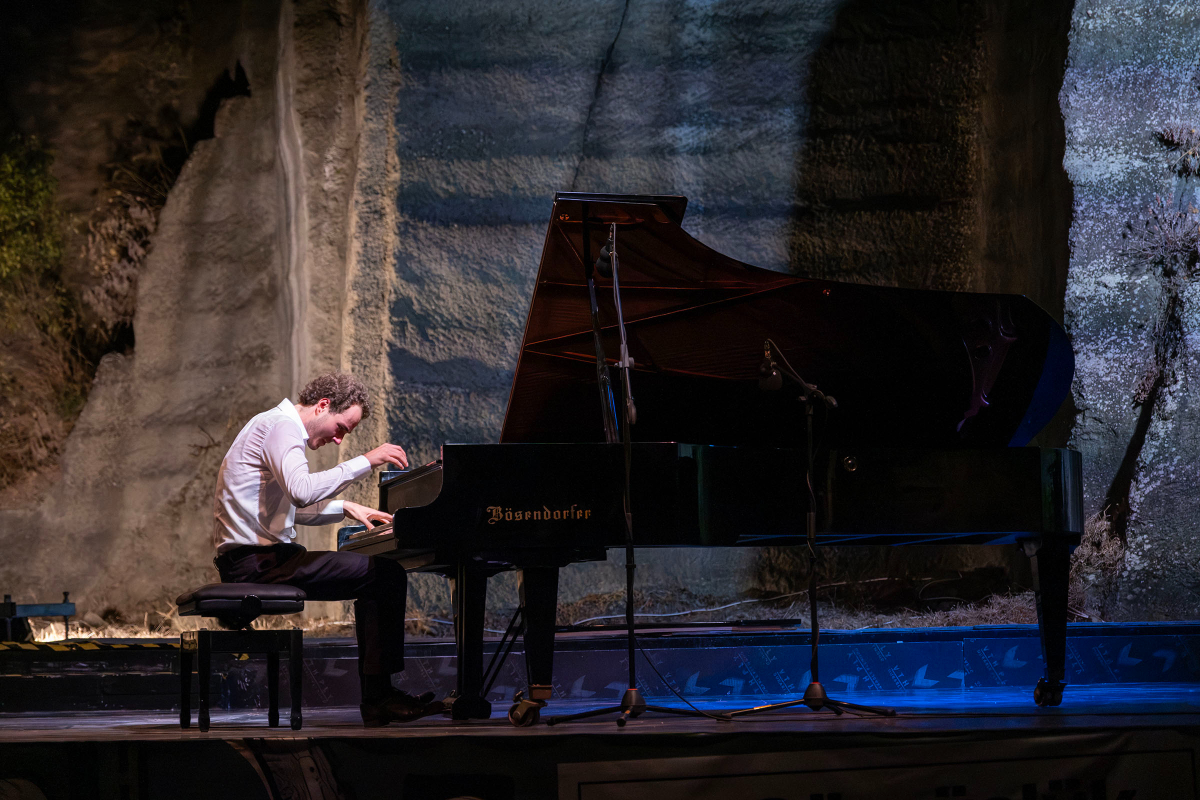 Gümüşlük Müzik Festivali’nde Antik Taş Ocağı’nda piyano gecesi