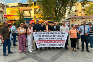 Doruk Madencilik ve Eti Gümüş işçileri için destek eylemi: "Maden işçileri yalnız değildir