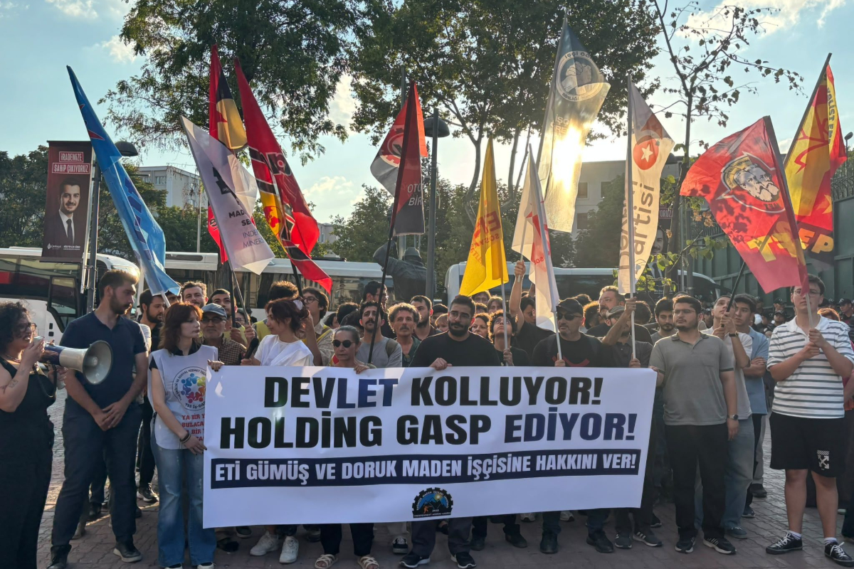 Madenciler Ankara’daki Madenci Anıtı önünden seslendi: 80 işçi serbest bırakılsın