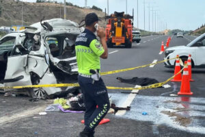 Kuzey Marmara Otoyolu'nda kaza: 1'i çocuk, 3 kişi hayatını kaybetti