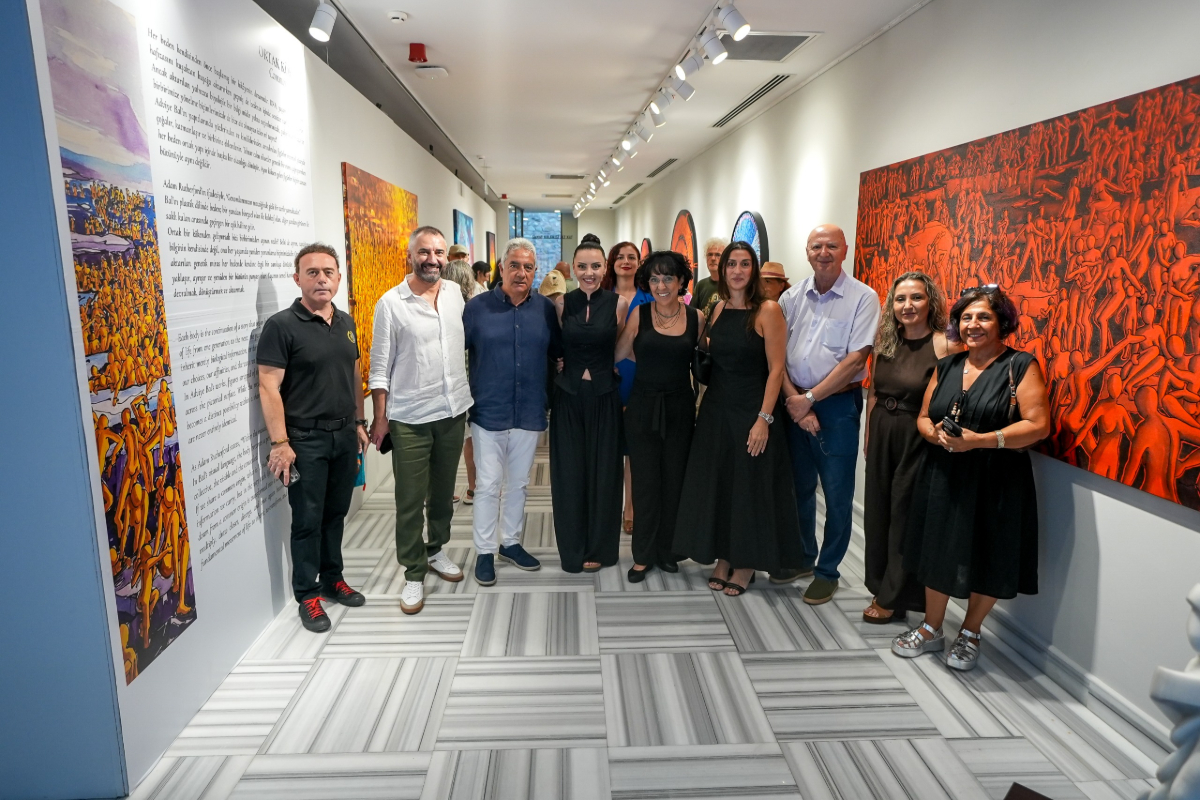 Adviye Bal’ın "Ortak Köken" sergisi İstiklal Sanat Galerisi'nde sanatseverlere kapılarını açtı