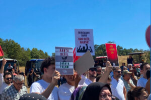 “Bursa'da yanan ormanımızda maden ocağı istemiyoruz”