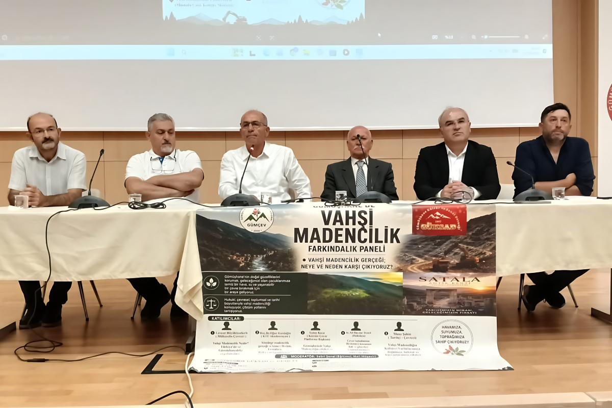 Gümüşhane'de vahşi madencilik gerçeği masaya yatırıldı