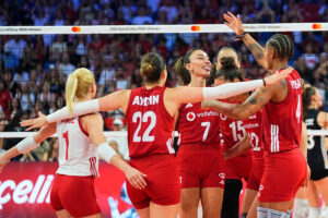 A Milli Kadın Voleybol Takımı, Almanya'yı 3-1 yenerek dörtte dört yaptı