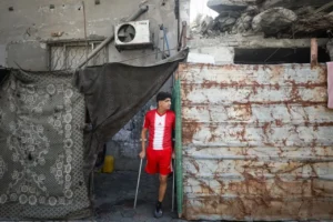 Filistinli gencin futbolculuk hayali İsrail saldırısıyla sona erdi