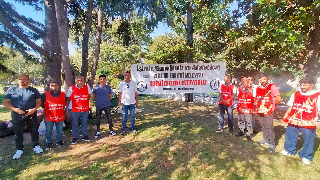 Ağaç A.Ş. işçileri açlık grevinin 7’nci gününde: İstanbul'un göbeğinde girdiğimiz açlık grevi kimsenin umurunda değil!