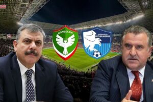 Amedspor Erzurumspor maçına sürpriz misafir: 2 bakan maçı izleyecek!