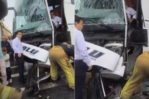 Arnavutköy'de yolcu otobüsü, İETT otobüsüne çarptı: Yaralılar var