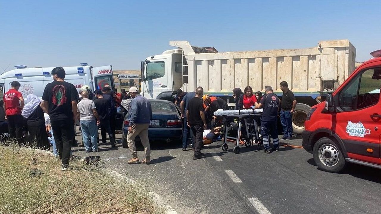Batman-Diyarbakır yolunda trafik kazası: Yaralılar var!