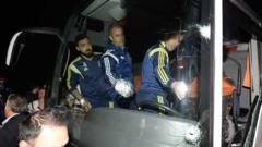 Fenerbahçe otobüsüne silahlı saldırıyla ilgili beş kişi gözaltına alındı