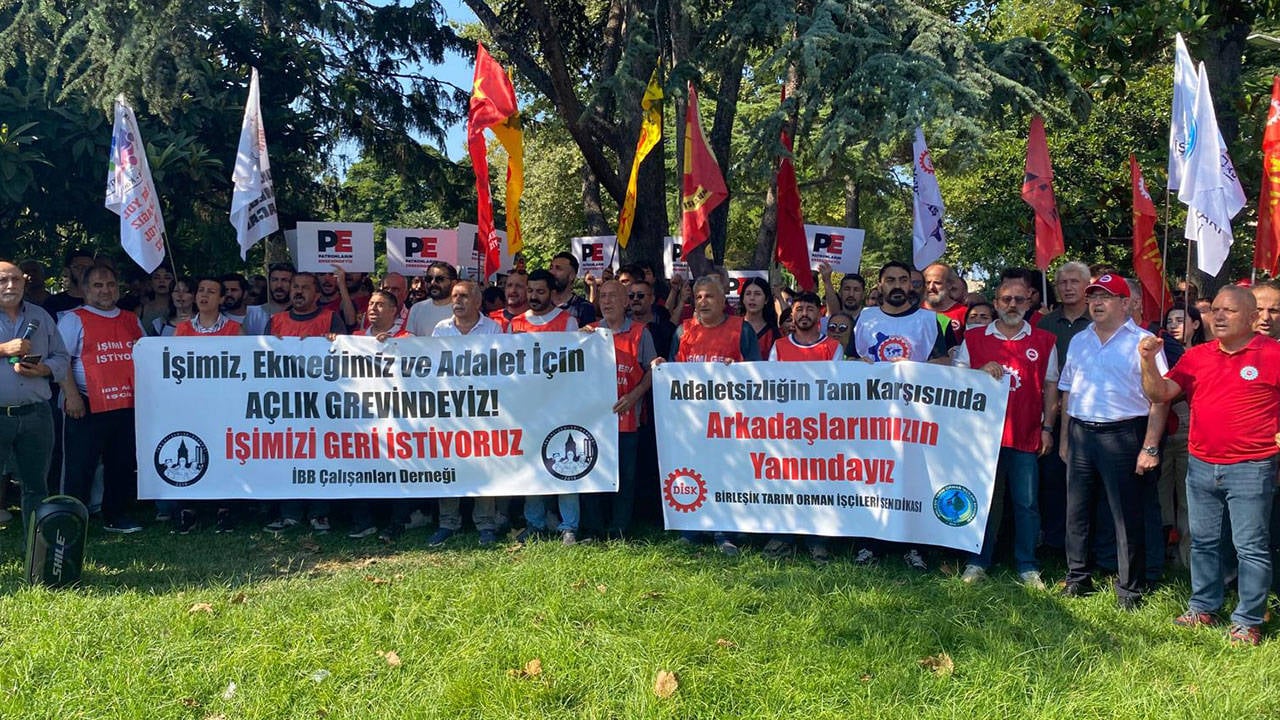 Direnen işçiler açlık grevinde