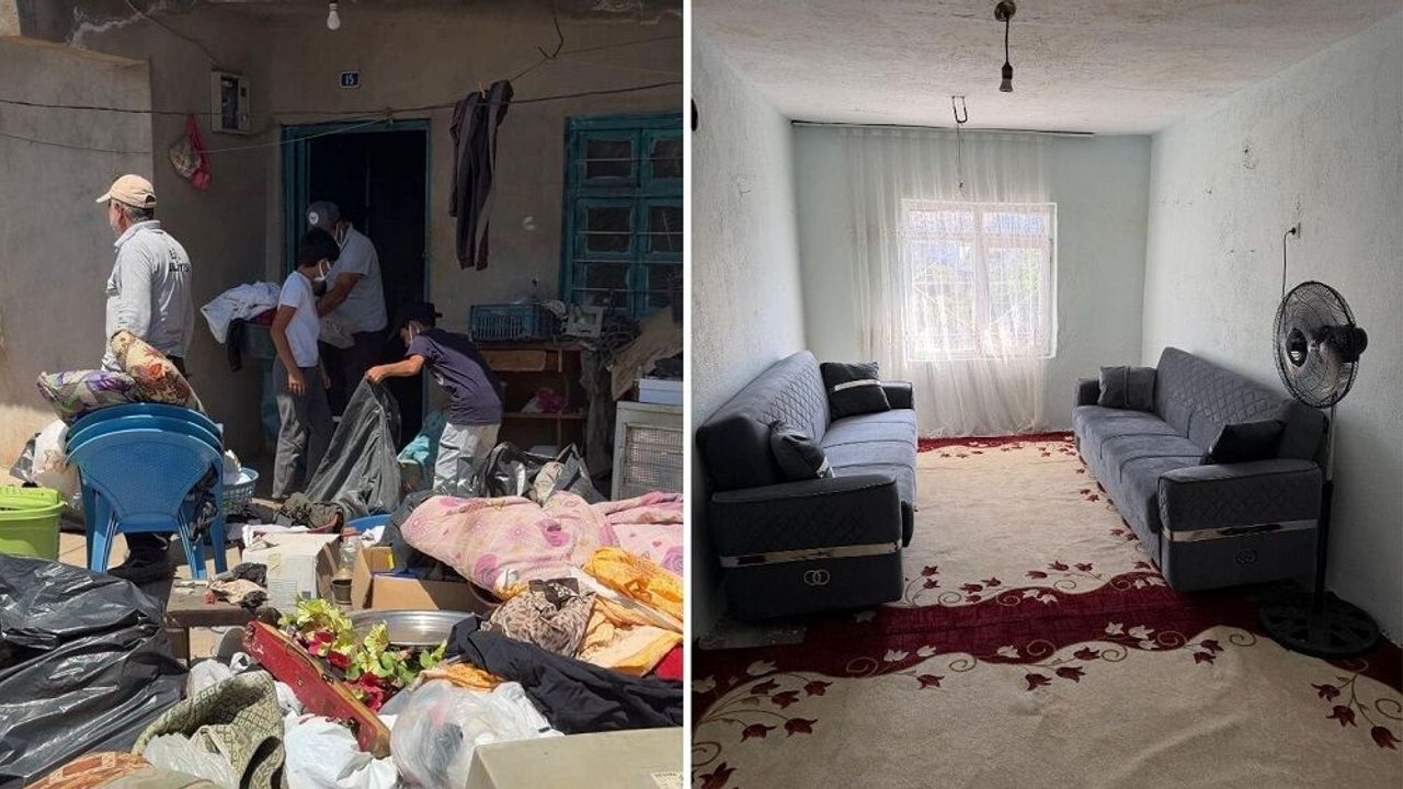 Diyarbakır’da belediyeden anlamlı destek: Bir evi baştan sona yeniledi