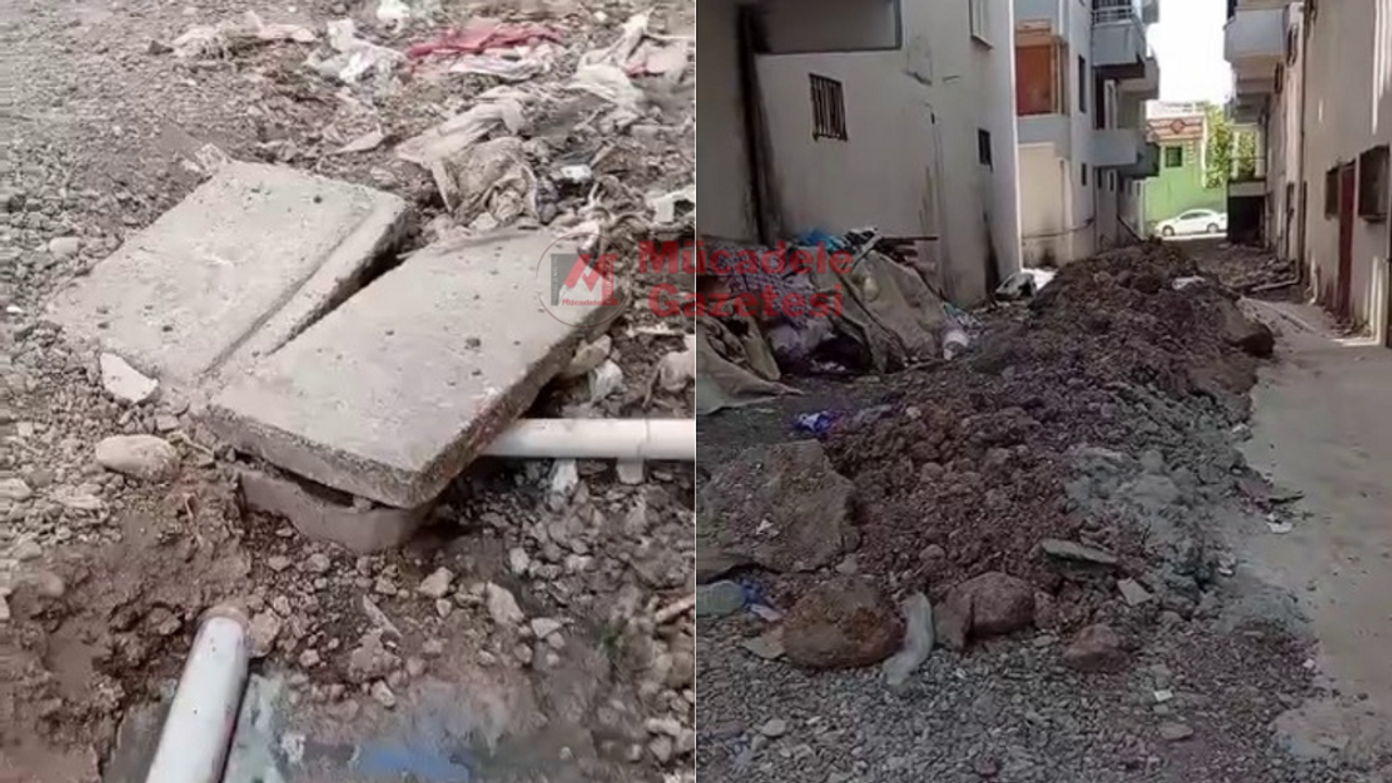 Diyarbakır’ın ilçesinde altyapı çilesi: Mahalle sakinleri kâbusu yaşıyor!