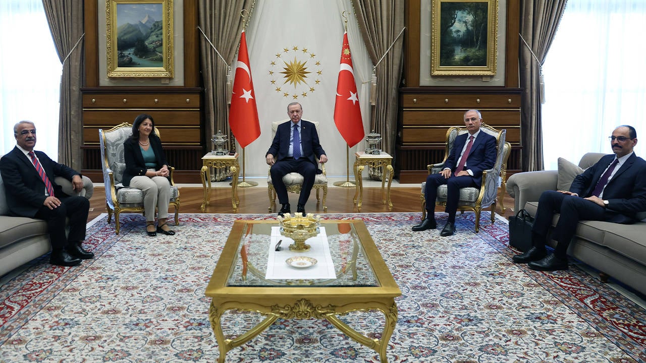 Erdoğan ile görüşen İmralı Heyeti'nden açıklama: Sürecin kararlılıkla sürdürüleceği teyit edildi