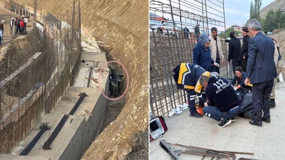 Erzurum’da otomobil yol genişletme alanına düştü: 3 ölü