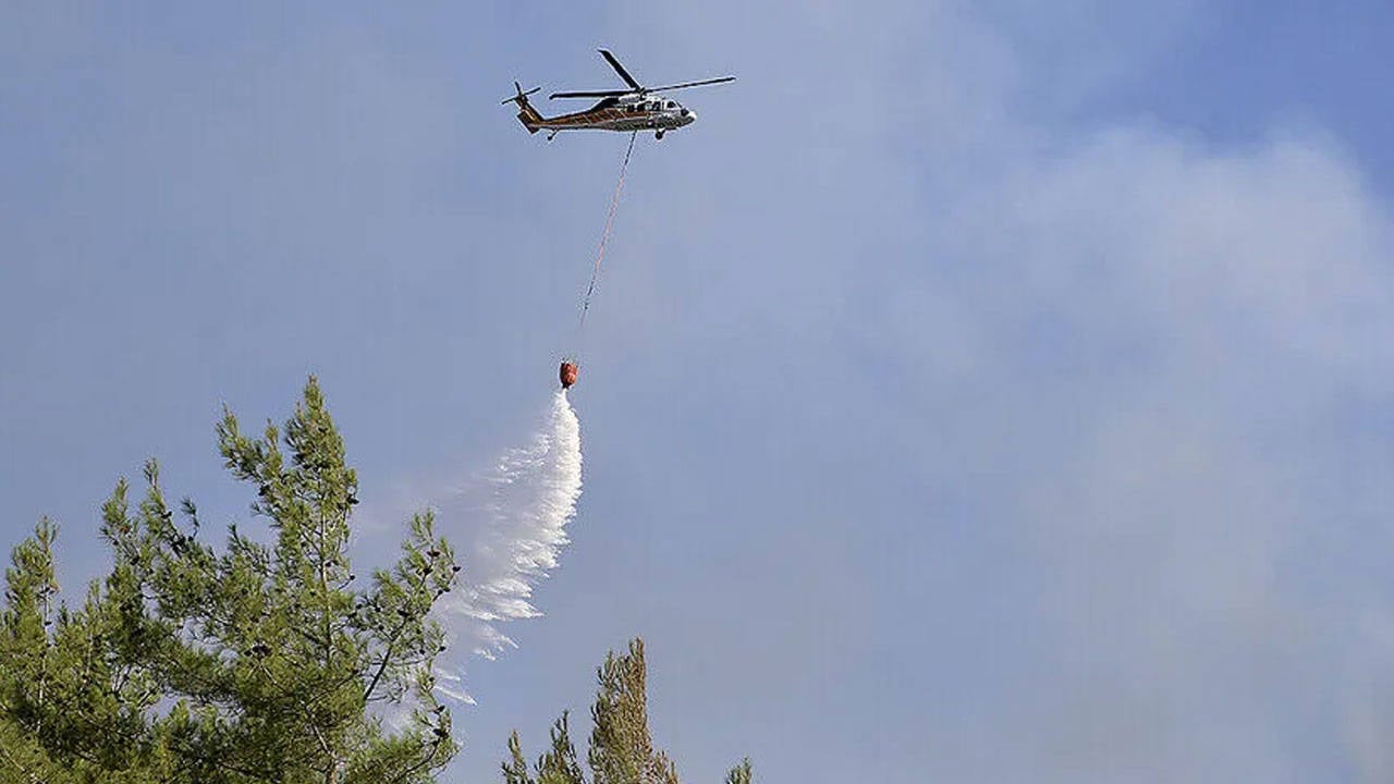 Fethiye'de orman yangını