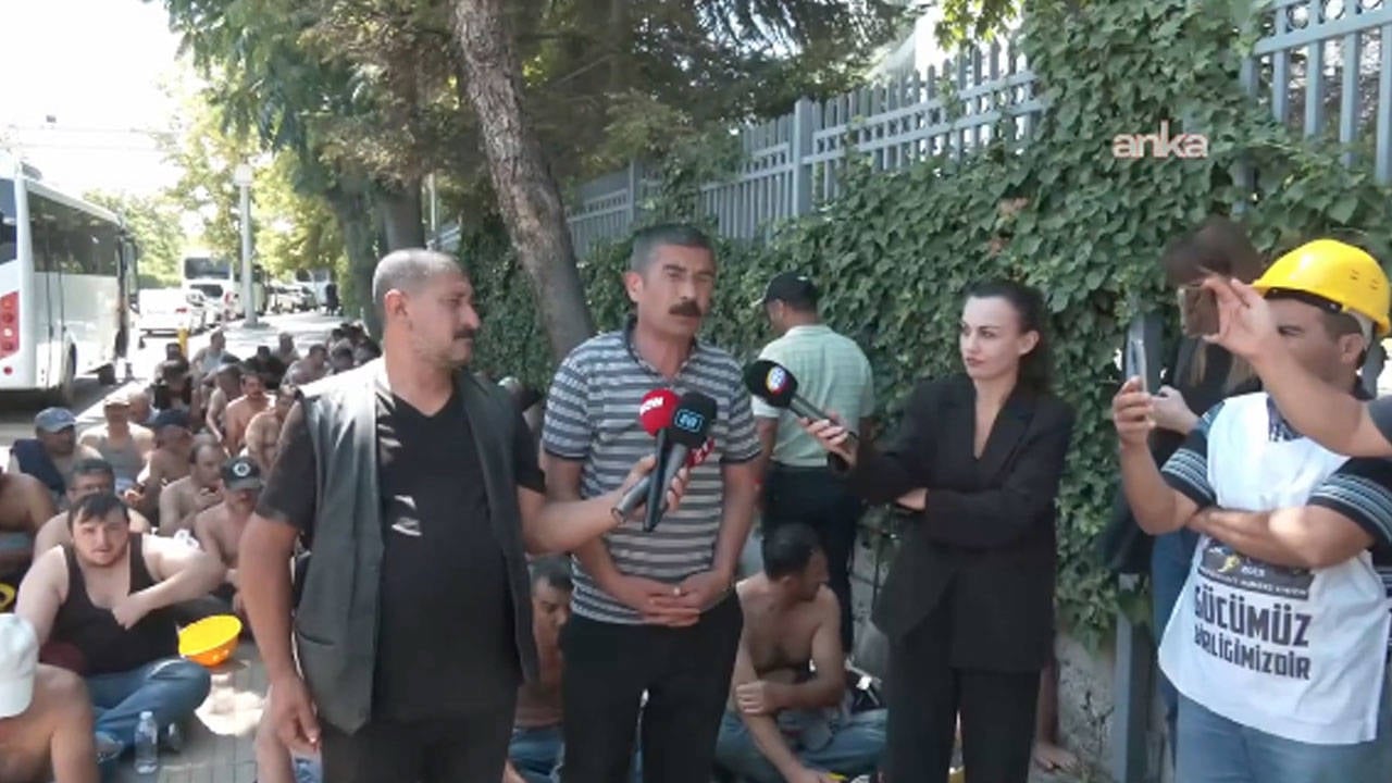 Hak talepli eylem 6. gününde: Elazığ Eti Gümüş ve Doruk Madencilik işçileri direniyor