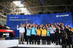 Hyundai Motor Türkiye duyurdu: İlk elektrikli aracı IONIQ 3'ün seri üretimine başlandı