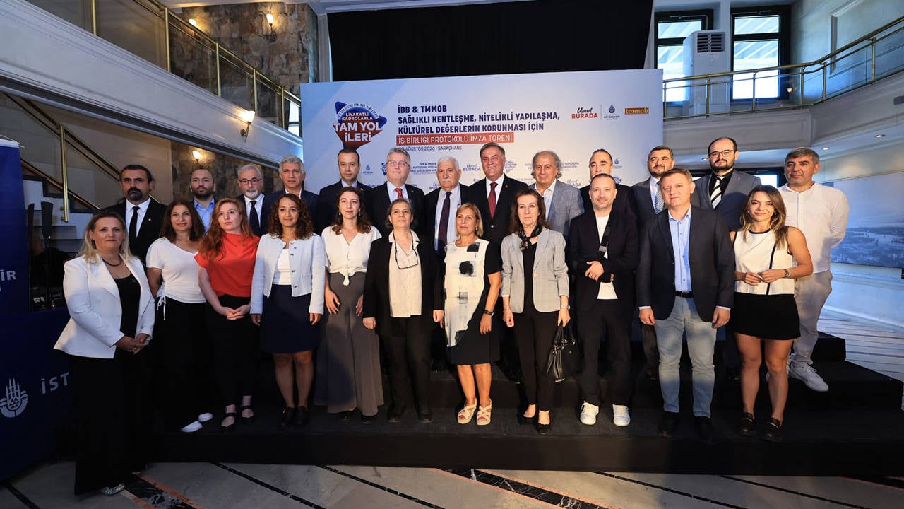 İBB ile TMMOB'den "sağlıklı kentleşme ve işbirliği" protokolü