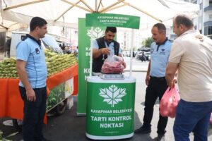 Diyarbakır semt pazarlarında yeni dönem: Tartı kontrol noktası kuruldu