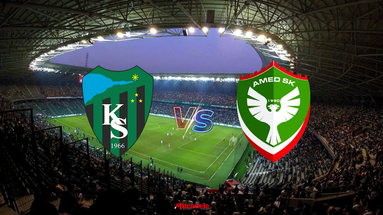 Amedspor Kocaelispor’a fark attı: İşte iki takım istatistikleri!