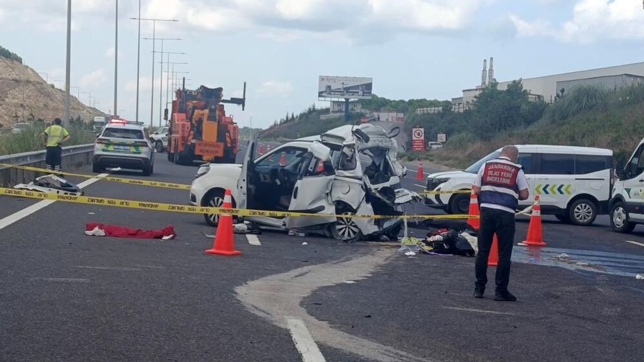 Kuzey Marmara Otoyolu'nda kaza: 1'i çocuk 3 ölü, 5 yaralı