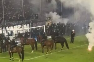 Mannheim-Kaiserslautern maçında büyük olay