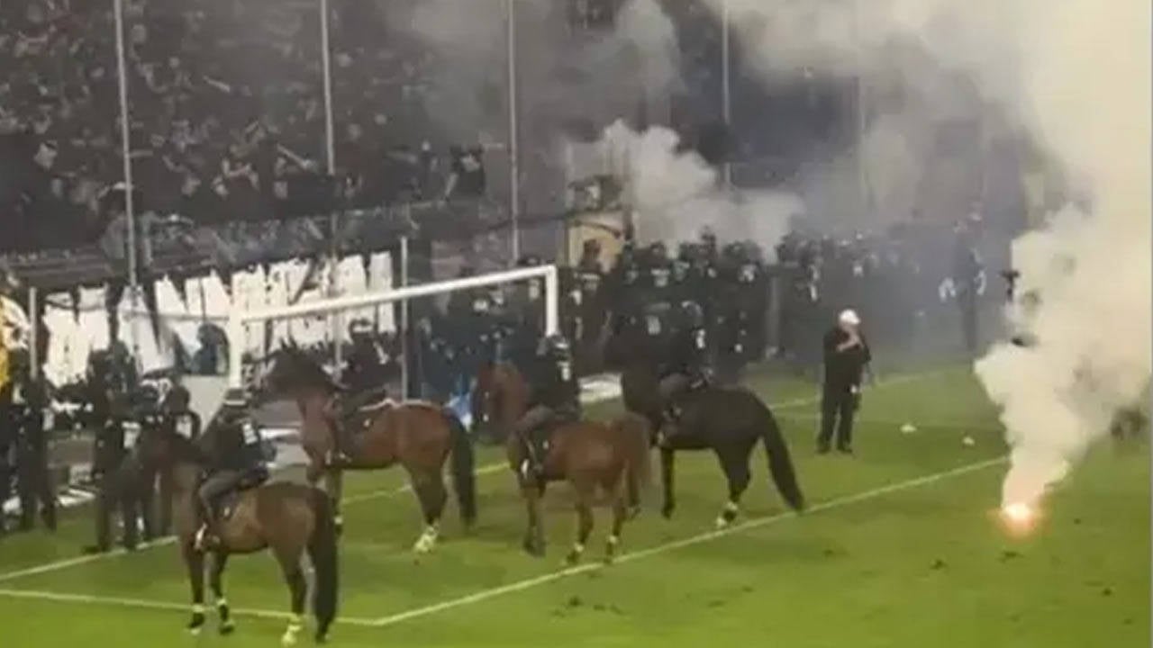 Mannheim-Kaiserslautern maçında büyük olay