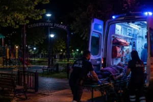 Nusaybin’de parkta oturan kadının başına mermi isabet etti!