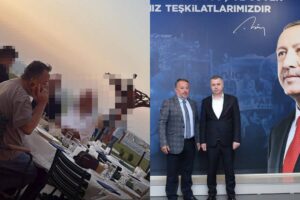 Rakı içerken gizlice görüntülenen AKP Bozcaada Başkanı görevden alındı