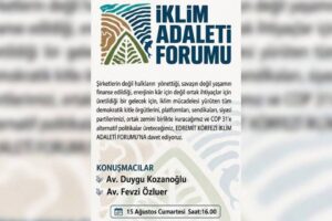 SOL Kent ve Ekoloji'den İklim Adaleti buluşmaları