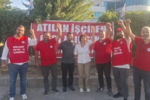 SOL Parti’den Panelsan işçilerine dayanışma ziyareti