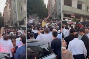 Süleymancıların adreslerine operasyon: Bina önünde polisle arbede çıktı
