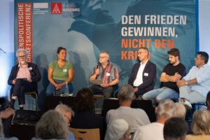 Würzburg'da barış için sendika konferansı: Savaş ekonomisine hayır