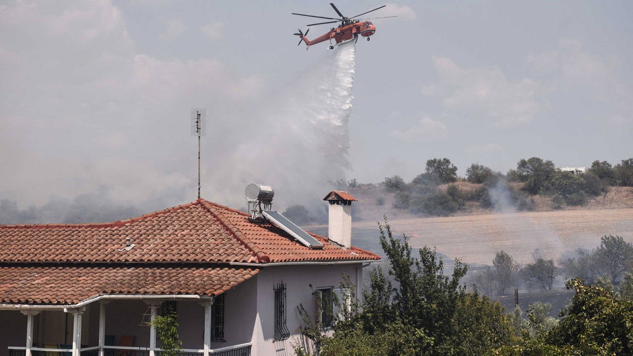 Yunanistan'daki son yangınlarda 118 bina kullanılamaz hale geldi