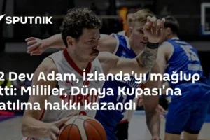 12 Dev Adam, İzlanda'yı mağlup etti: Milliler, Dünya Kupası'na katılma hakkı kazandı