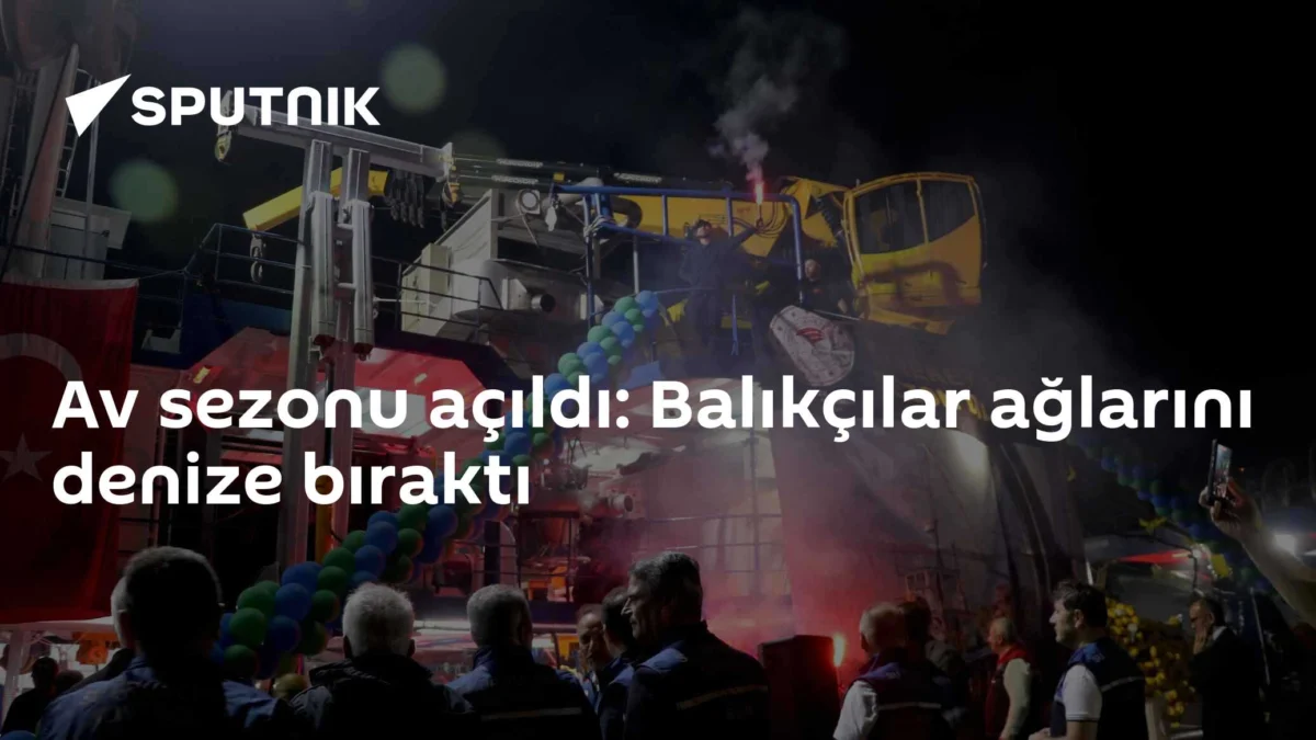Av sezonu açıldı: Balıkçılar ağlarını denize bıraktı