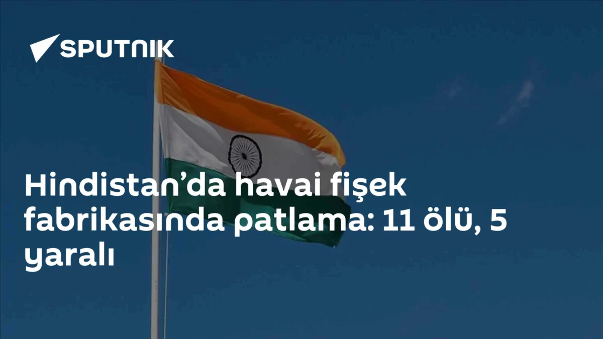 Hindistan’da havai fişek fabrikasında patlama: 11 ölü, 5 yaralı