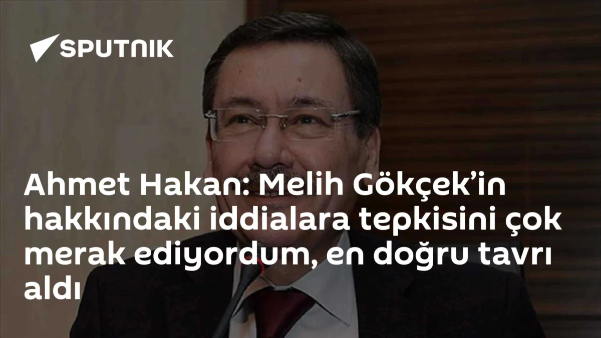 Ahmet Hakan: Melih Gökçek’in hakkındaki iddialara tepkisini çok merak ediyordum, en doğru tavrı aldı