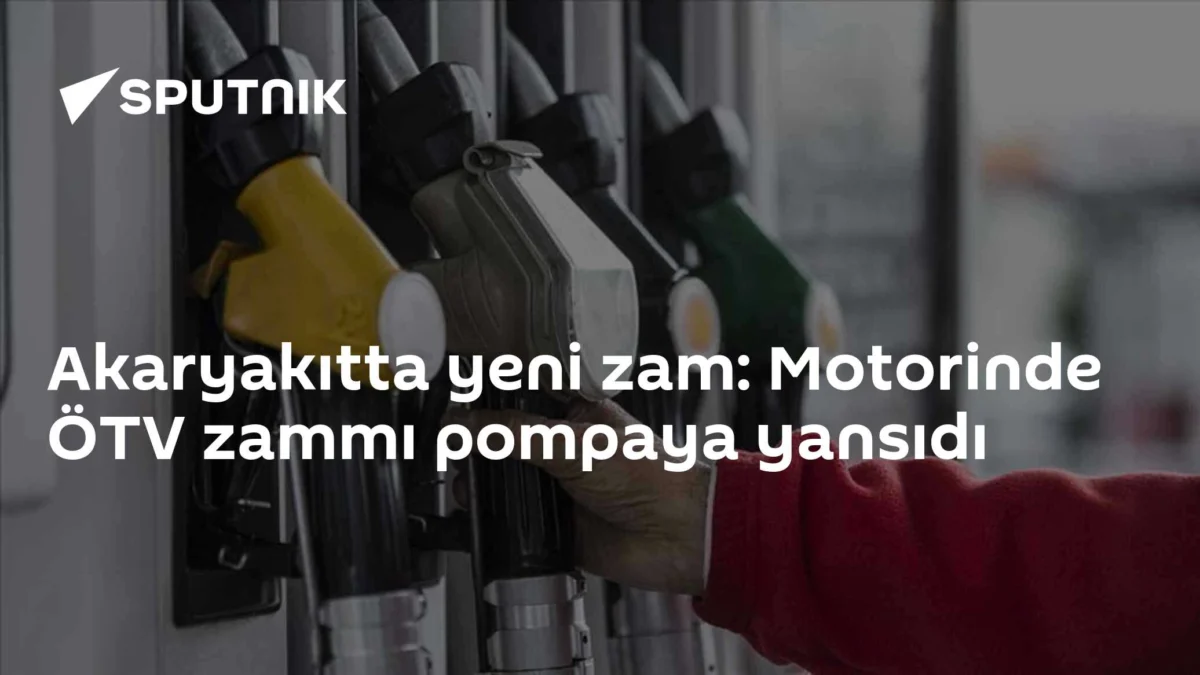 Akaryakıtta yeni zam: Motorinde ÖTV zammı pompaya yansıdı