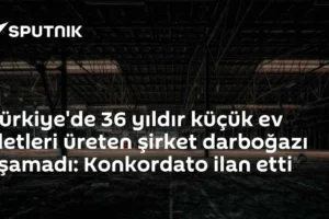 Türkiye'de 36 yıldır küçük ev aletleri üreten şirket darboğazı aşamadı: Konkordato ilan etti
