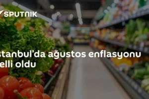 İstanbul’da ağustos enflasyonu belli oldu