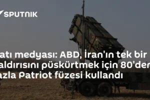 Batı medyası: ABD, İran'ın tek bir saldırısını püskürtmek için 80'den fazla Patriot füzesi kullandı