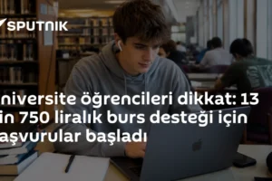 Üniversite öğrencileri dikkat: 13 bin 750 liralık burs desteği için başvurular başladı