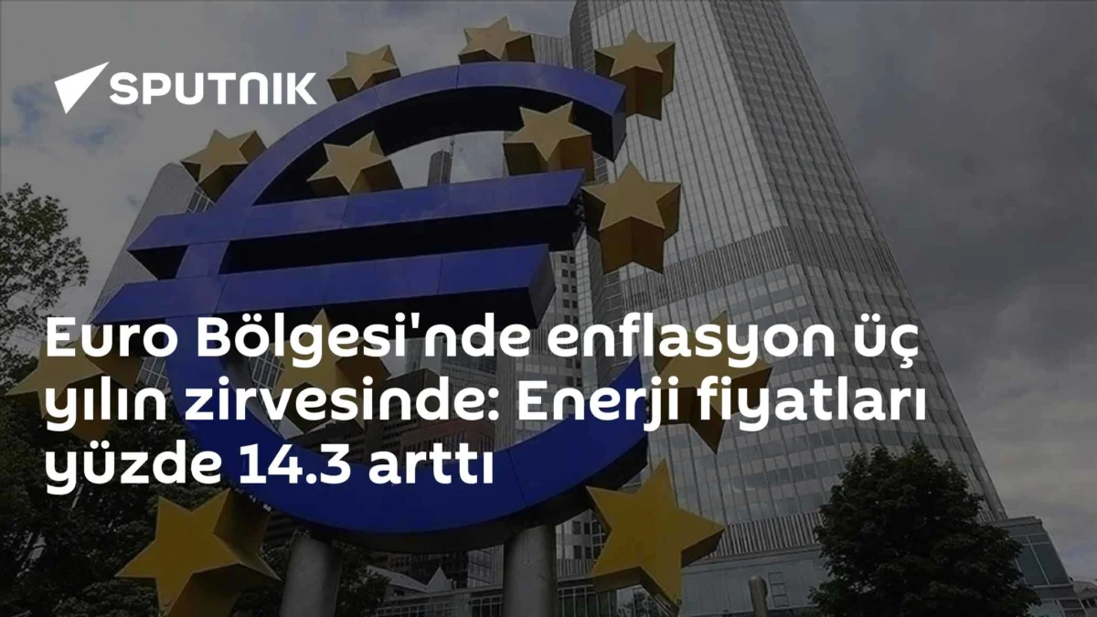 Euro Bölgesi'nde enflasyon üç yılın zirvesinde: Enerji fiyatları yüzde 14.3 arttı