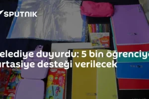 Belediye duyurdu: 5 bin öğrenciye kırtasiye desteği verilecek
