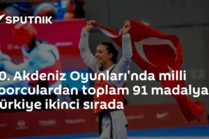 20. Akdeniz Oyunları'nda milli sporculardan toplam 91 madalya: Türkiye ikinci sırada