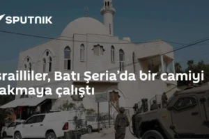 İsrailliler, Batı Şeria’da bir camiyi yakmaya çalıştı