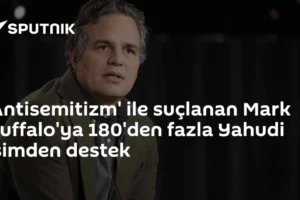 'Antisemitizm' ile suçlanan Mark Ruffalo'ya 180'den fazla Yahudi isimden destek