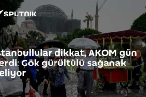 İstanbullular dikkat, AKOM gün verdi: Gök gürültülü sağanak geliyor